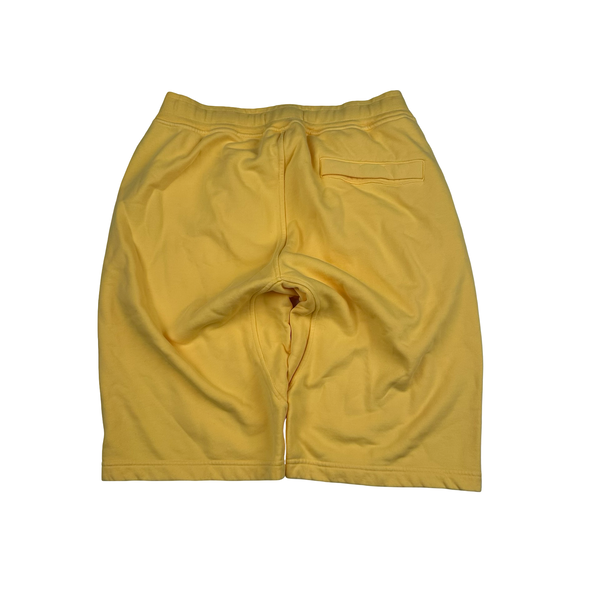 Stone Island 2021 Yellow Stellina Cotton Shorts - Small