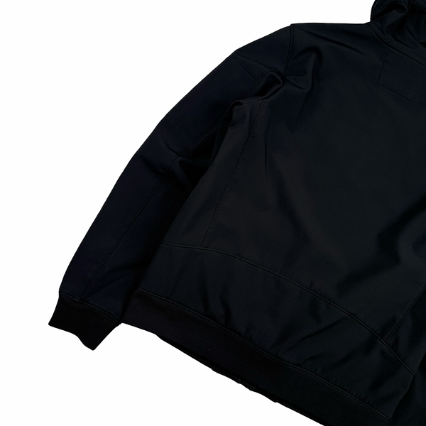 CP Company Black Soft Shell Lens View Jacket - XL