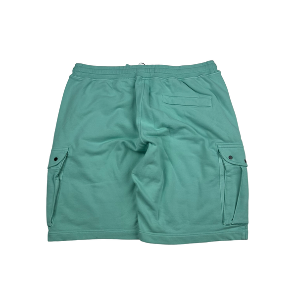 Stone Island 2022 Turquoise Cotton Cargo Shorts - XL