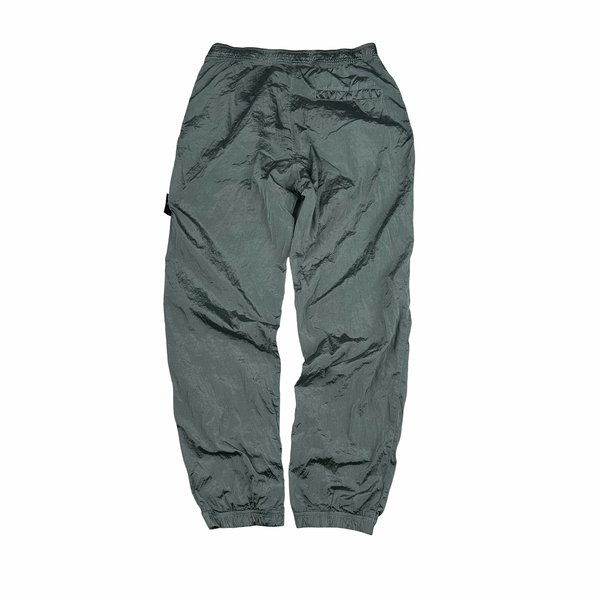 Stone Island 2023 Light Navy Blue Nylon Metal Econyl Trousers - 31"