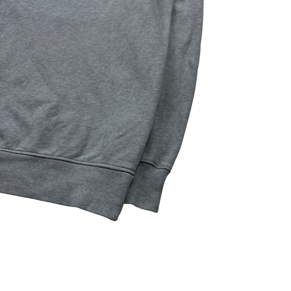 Stone Island 2019 Light Grey Cotton Crewneck - Small
