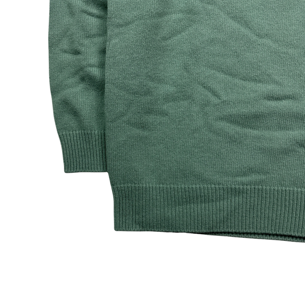 Stone Island 2022 Mint Green Wool Crewneck Jumper - XXL