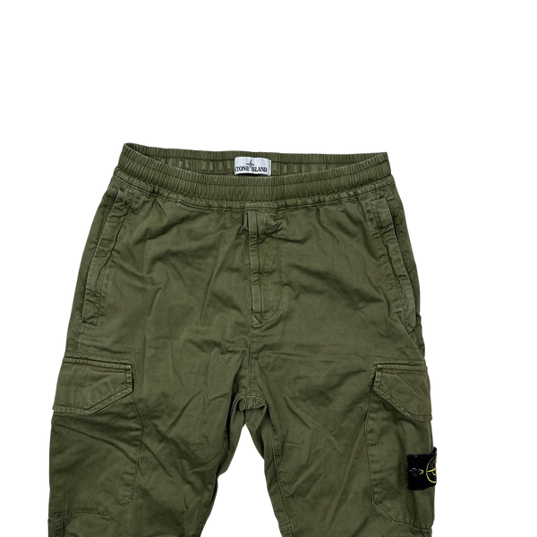 Stone Island 2019 Khaki Cargo RE T Trousers - 30"