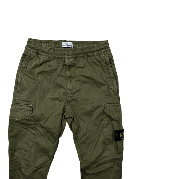 Stone Island 2019 Khaki Cargo RE T Trousers - 30"