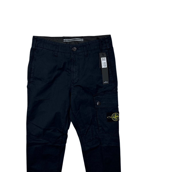 Stone Island Navy 2023 Slim Fit Cargo Trousers 28 Mat s Island