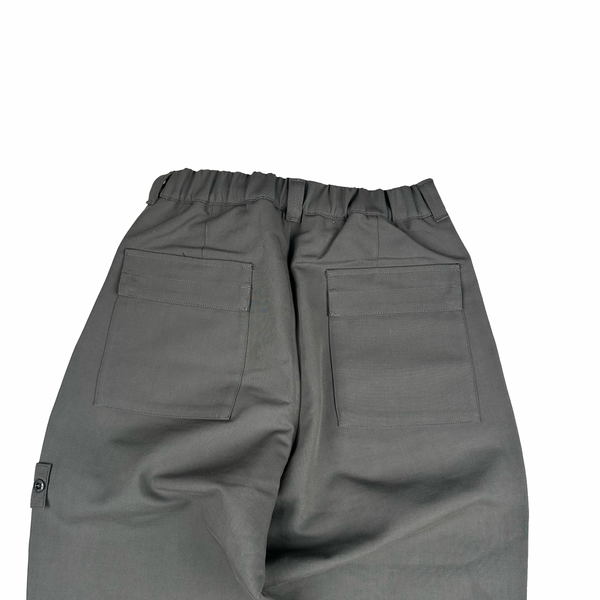 Stone Island 2023 Grey Ghost Piece Cotton Trousers - 30"