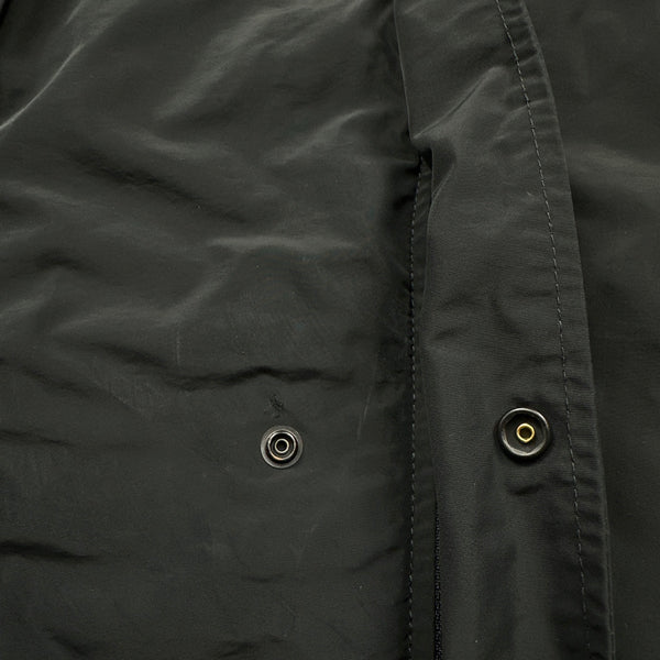 Stone Island 2018 Black Micro Reps Parka Jacket - Medium