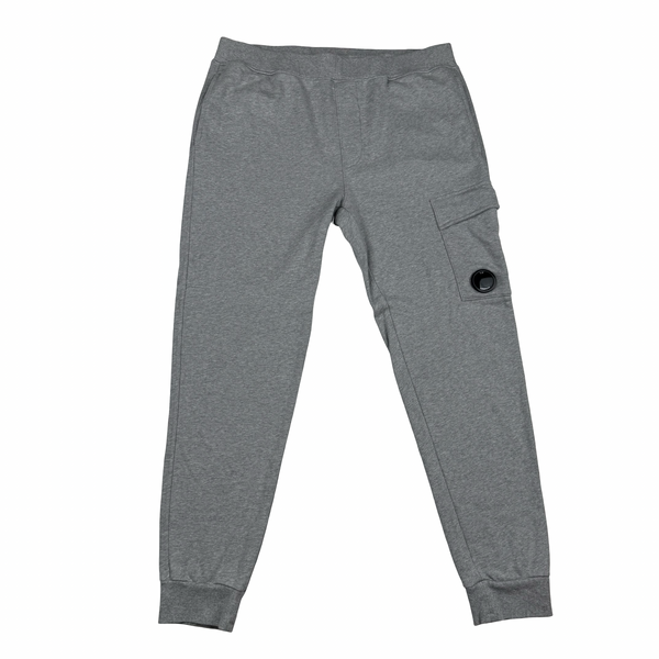 CP Company Grey Cotton Lens Viewer Joggers - XXL