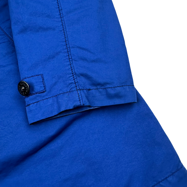 Stone Island Electric Blue 2019 David TC Trench Coat - XL