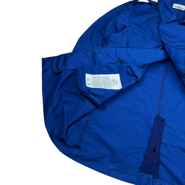 Stone Island Electric Blue 2019 David TC Trench Coat - XL