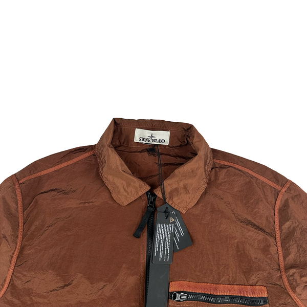 Stone Island 2024 Rosewood Light Nylon Metal Overshirt - Medium
