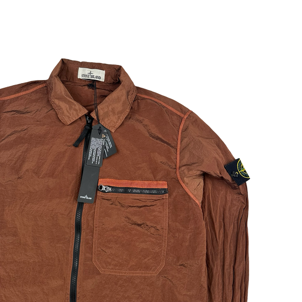 Stone Island 2024 Rosewood Light Nylon Metal Overshirt - Medium