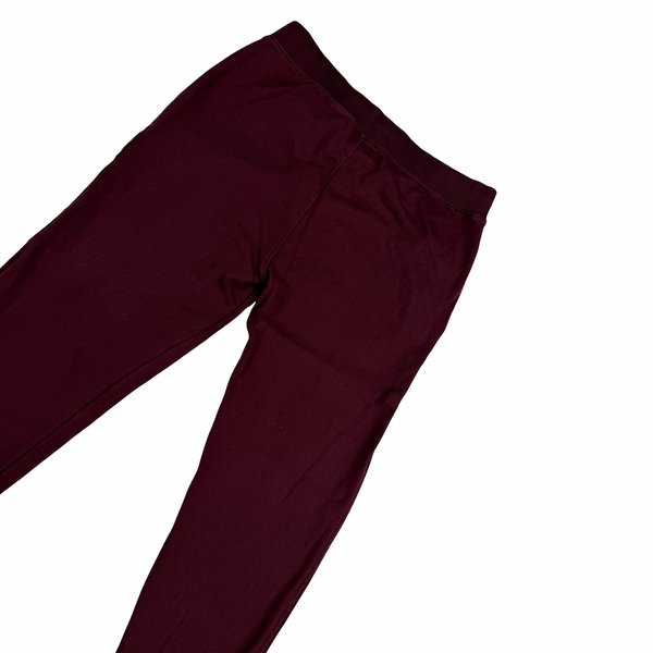 CP Company Burgandy Cotton Lens Viewer Joggers - Small