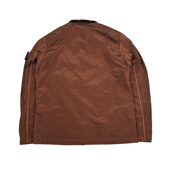 Stone Island 2024 Rosewood Light Nylon Metal Overshirt - Medium