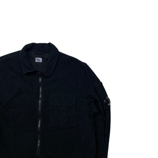 CP Company Black Corduroy Overshirt - Medium
