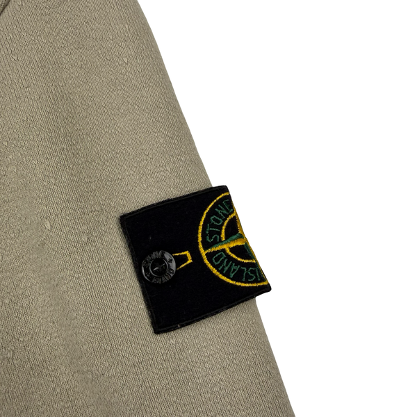 Stone Island Vintage 2000 Cotton Blend Fleece Lined Beige Jacket- XL