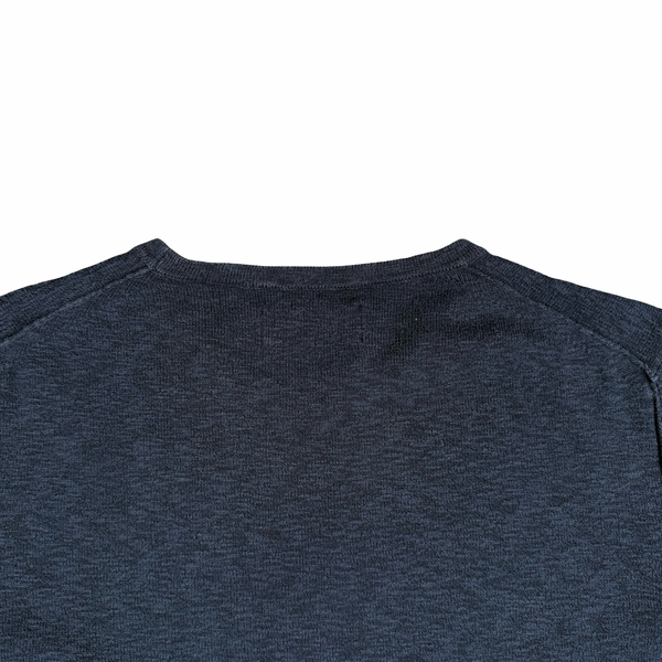 Stone Island 2017 Blue Soft Knit Crewneck - XL