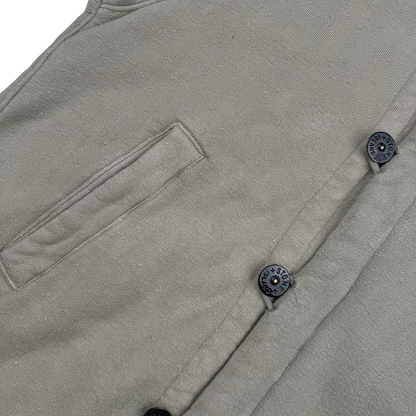 Stone Island Vintage 2000 Cotton Blend Fleece Lined Beige Jacket- XL