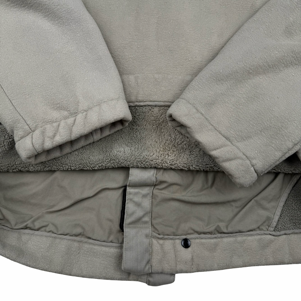 Stone Island Vintage 2000 Cotton Blend Fleece Lined Beige Jacket- XL