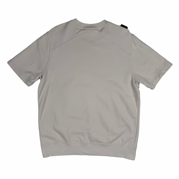 MA.STRUM  Bisque Short Sleeved Crew neck Cotton Pullover  - Large