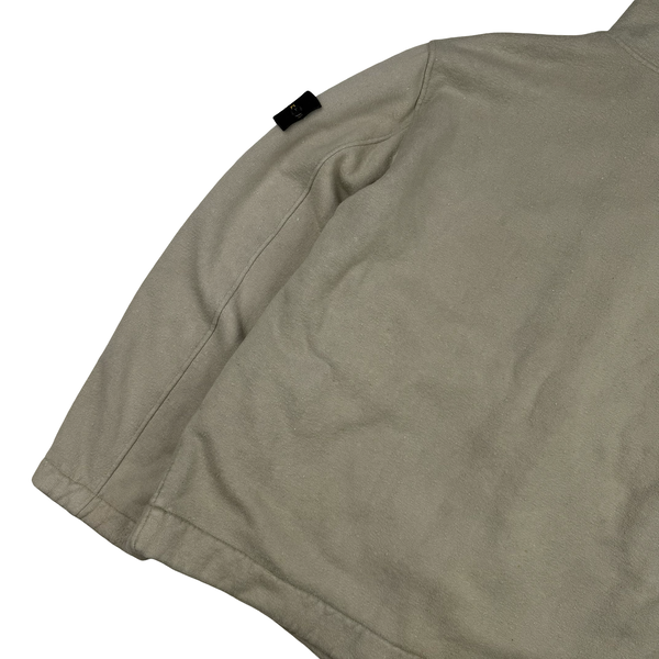 Stone Island Vintage 2000 Cotton Blend Fleece Lined Beige Jacket- XL
