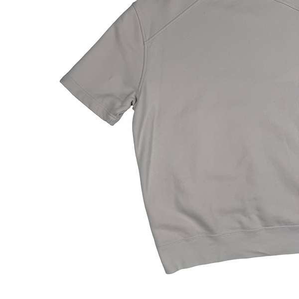 MA.STRUM  Bisque Short Sleeved Crew neck Cotton Pullover  - Large