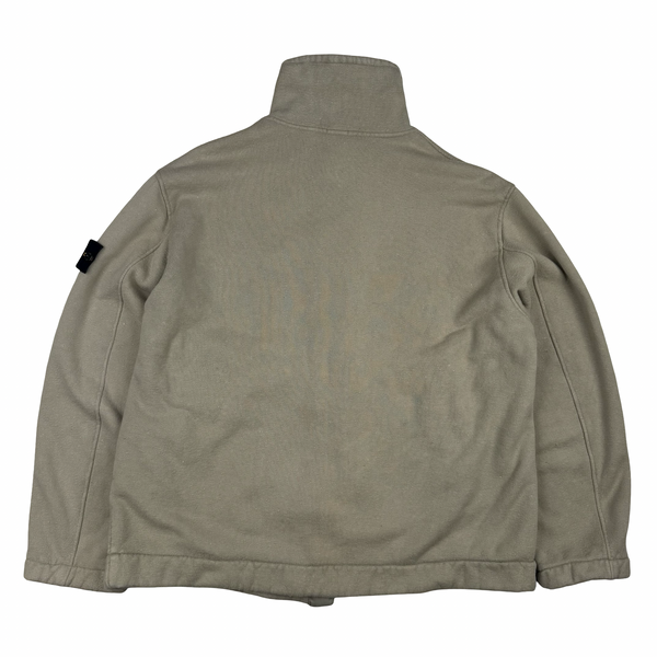 Stone Island Vintage 2000 Cotton Blend Fleece Lined Beige Jacket- XL