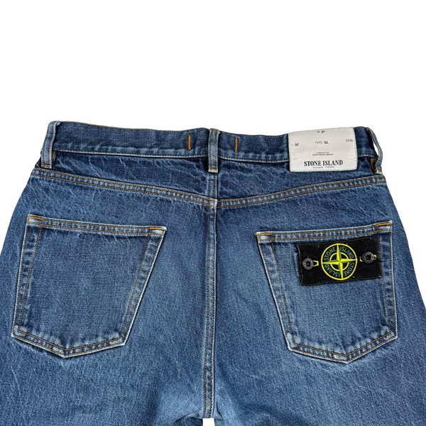 Stone Island 2017 Blue Slim Fit Denim Jeans - 30"