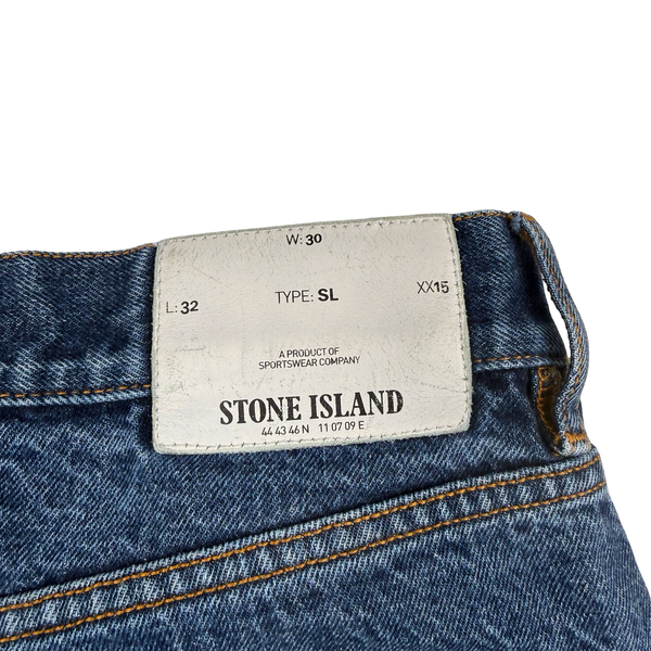 Stone Island 2017 Blue Slim Fit Denim Jeans - 30"