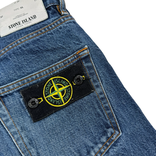 Stone Island 2017 Blue Slim Fit Denim Jeans - 30"