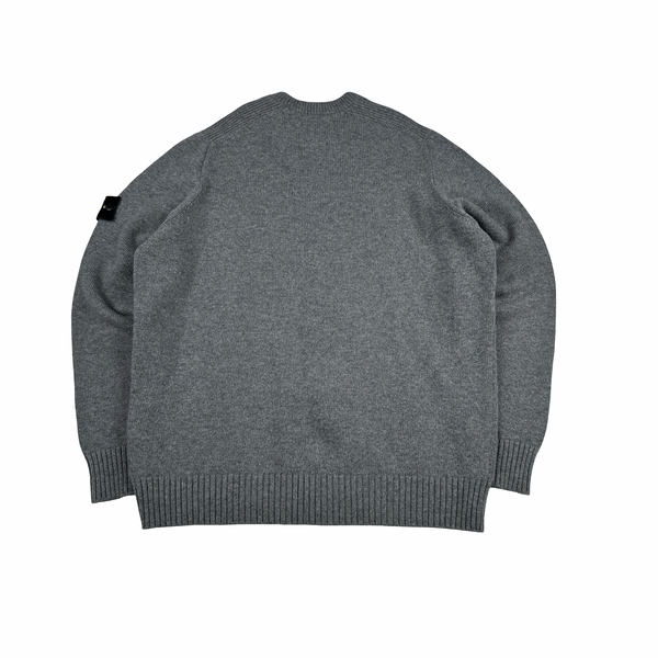 Stone Island 2020 Grey Wool Crewneck Jumper - XL