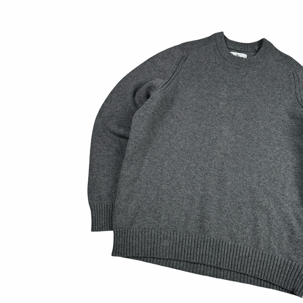 Stone Island 2020 Grey Wool Crewneck Jumper - XL