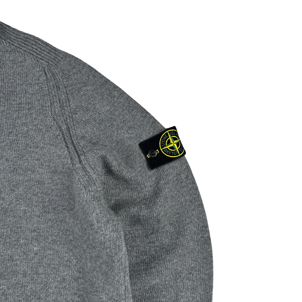 Stone Island 2020 Grey Wool Crewneck Jumper - XL