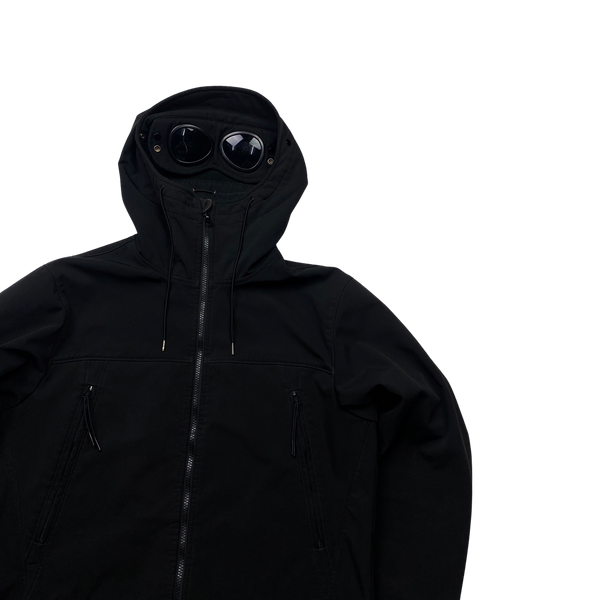 CP Company Black Soft Shell R Goggle Jacket - XL