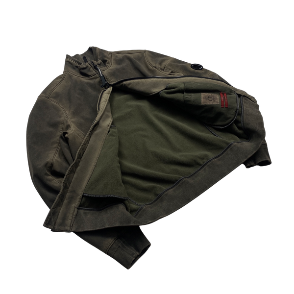 CP Company Khaki Re Colour Goggle Soft Shell - Large