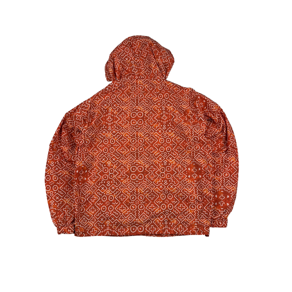CP Company Burnt Orange Inca Flatt Nylon Lightweight Goggled Jacket - Large