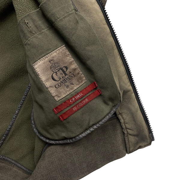 CP Company Khaki Re Colour Goggle Soft Shell - Large