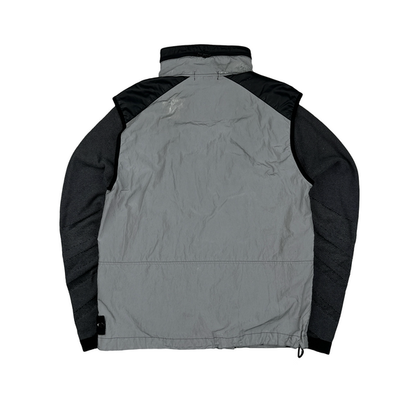 Stone Island Garment Dyed Plated Reflective With Mussola Gommata 3 IN 1 Jacket - Large