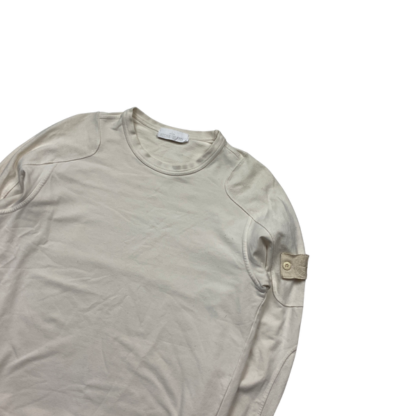 Stone Island 2018 White Ghost Crewneck Sweatshirt - Small – Mat's