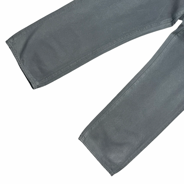 Stone Island x Supreme 2023 Reflective Silver Grey Bull Denim TC Jeans - Small