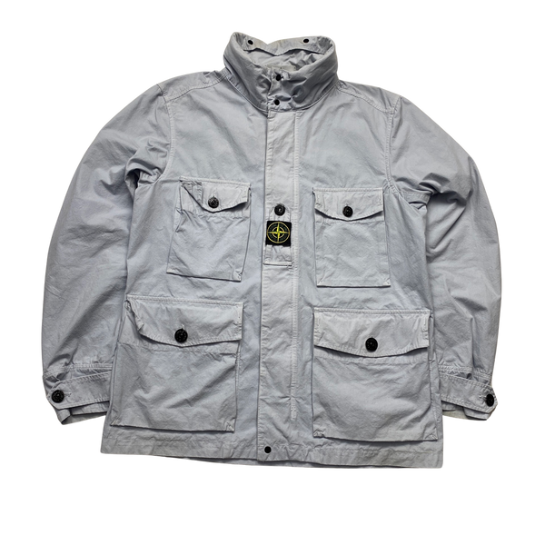 Stone Island Lilac Cotton Cordura Field Jacket Large