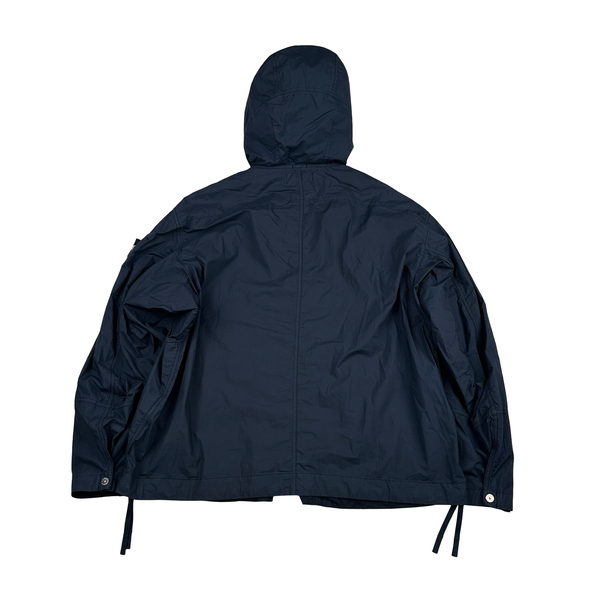 Stone Island 2022 Navy Shadow Project HD Pelleovo Cotton TC Navy Glass Jacket - XL