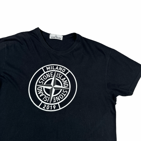 Stone Island 2019 Milano Cotton Shop Promotional T Shirt - Large