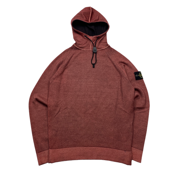 Stone Island Coral Pink 2019 Hoodie Medium