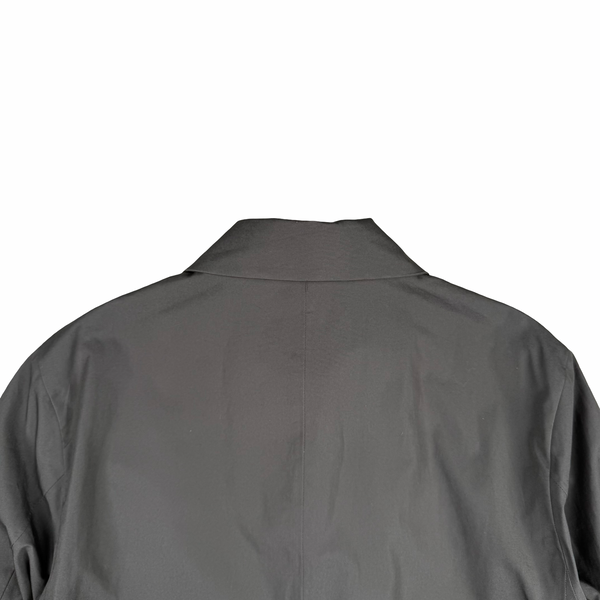 CP Company Grey Metropolis Series Hydro-Stop Tela Long Button Rain Jacket - Large