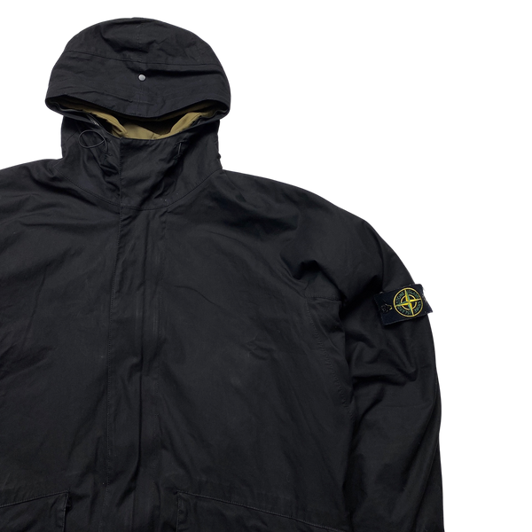Stone Island 2006 Vintage Wool Lined Hooded Jacket - XL