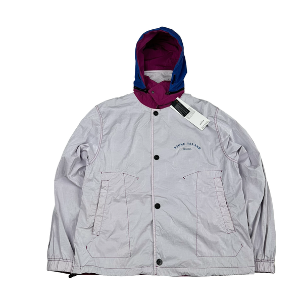 Stone Island Nylon Metal Reflective Marina Jacket - Small