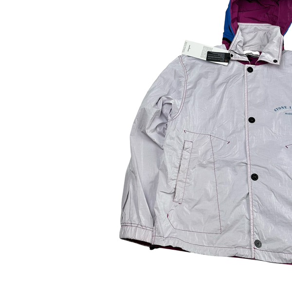 Stone Island Nylon Metal Reflective Marina Jacket - Small