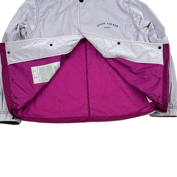 Stone Island Nylon Metal Reflective Marina Jacket - Small