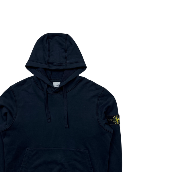 Stone Island Navy 2020 Pullover Hoodie - Medium